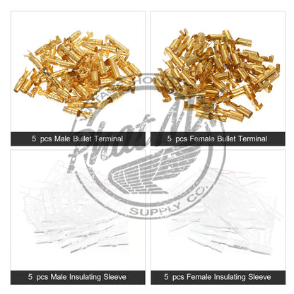 Bullet Male and Female Connectors