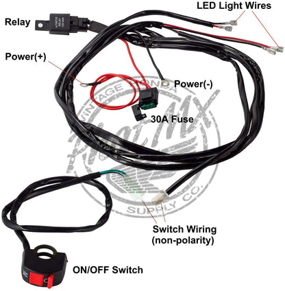 Pit Bike Light Bar Kit