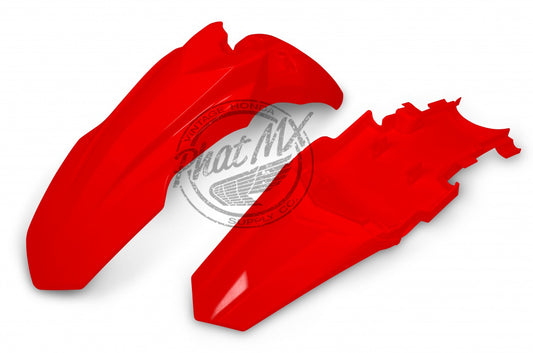 CRF110 Red Fender Set  2019 +