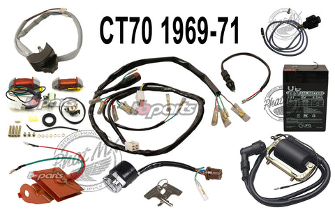 CT70 1969-71 Wire Harness Kit Stage 2