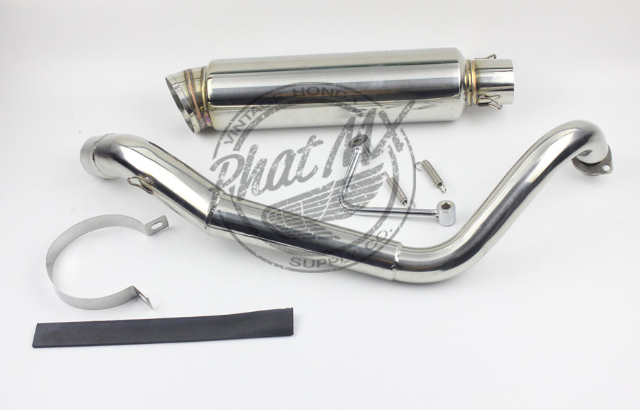 (temp sold out) High Swept Stainless Straight Exhaust #5