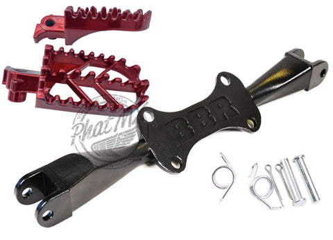 (Temp sold out) BBR HD Foot Peg Kit Red
