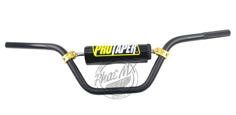 (temp sold out) Pro Taper Style Bars Black w/GOLD
