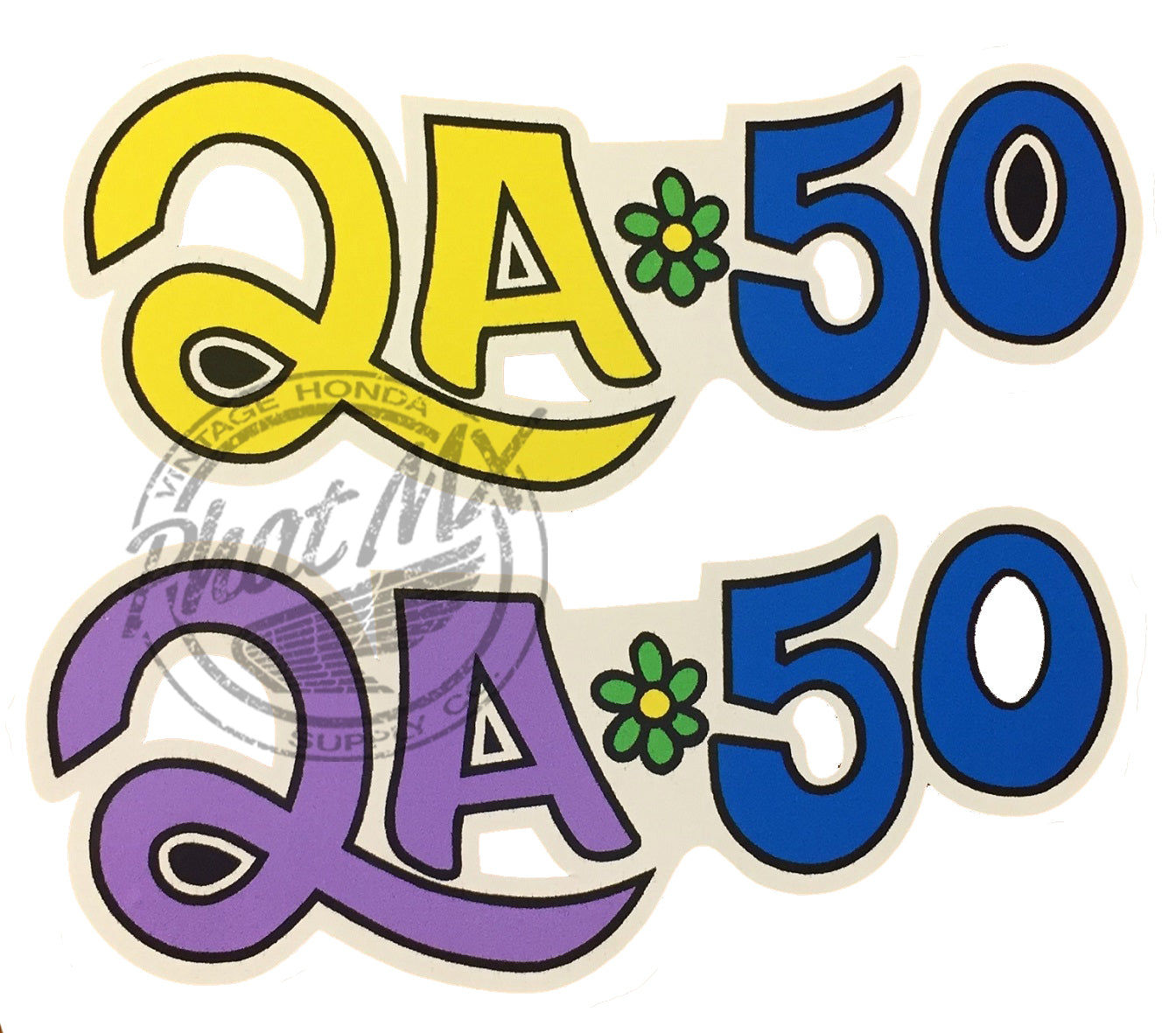 QA50 Flower Fender Decal