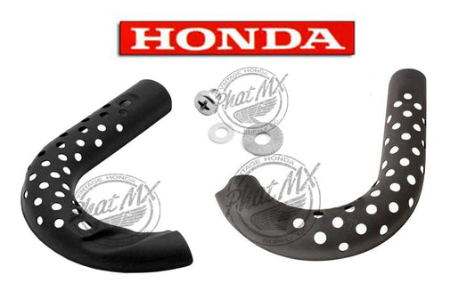 OEM Honda Z50R Lower Exhaust Guards & Screws 1979+