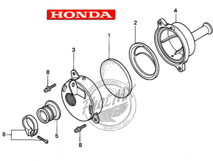 OEM Honda Z50R Air Box Parts