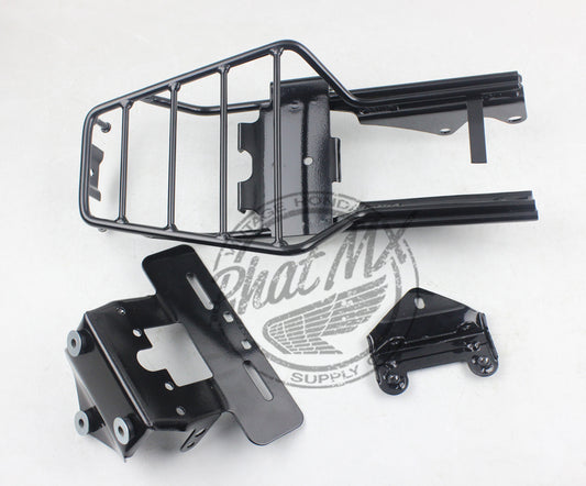 Black Rear Carrier Rack Honda Z50