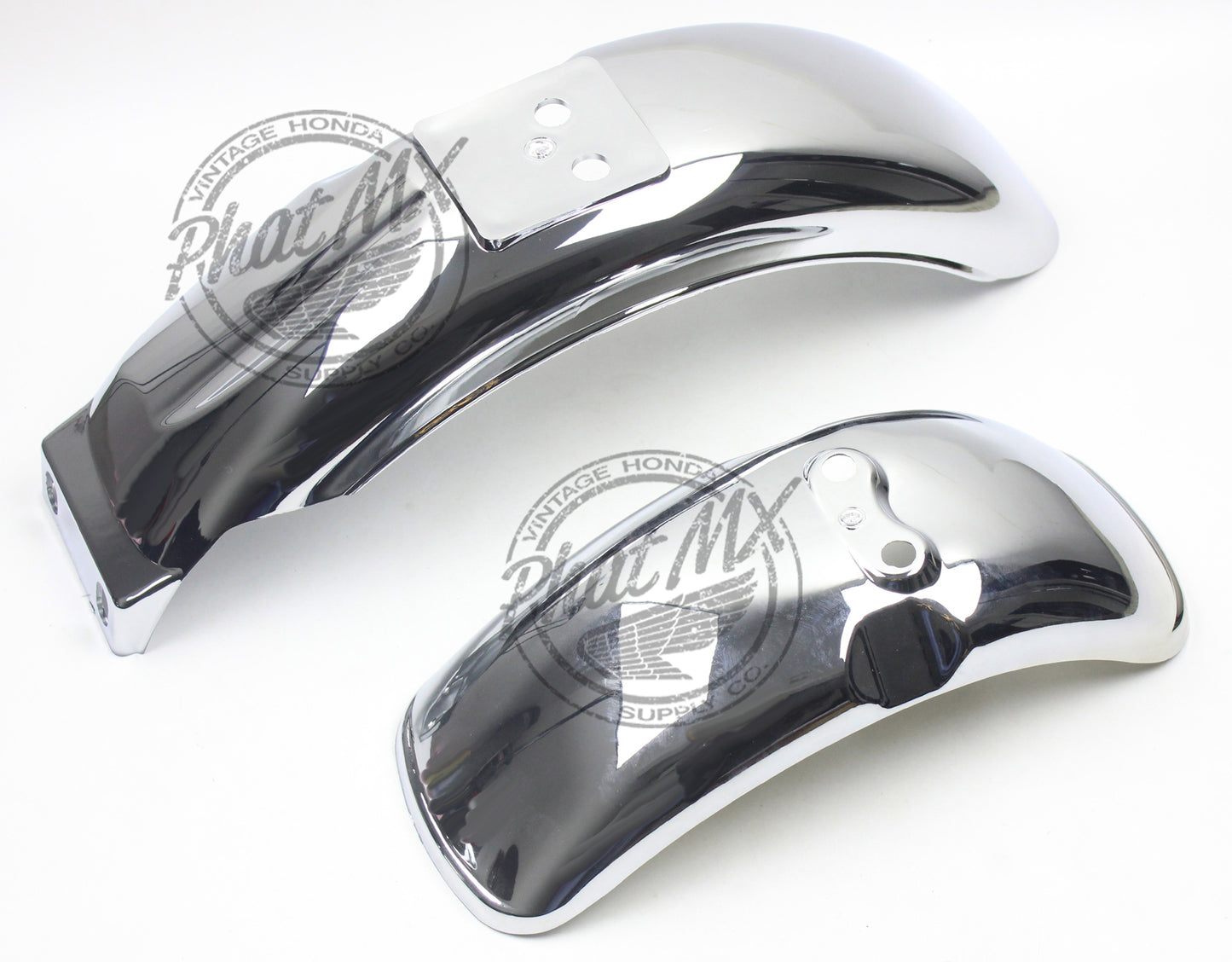 Z50 Chrome Plastic Fender Set