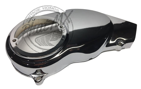 (temp sold out) Chrome Ignition  Cover &  Points Cover Kit