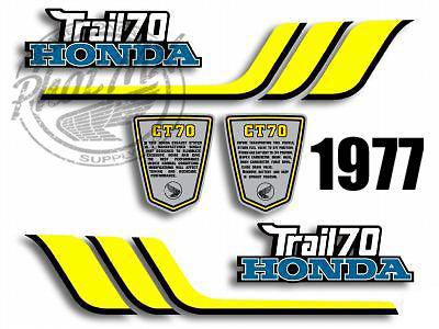 CT70 Main Decals 1969-1982 (side badges NOT included)