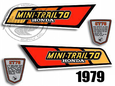 CT70 Main Decals 1969-1982 (side badges NOT included)