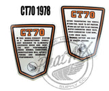 CT70 Aluminum Side Badge