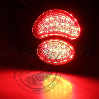 L.E.D. Bobber Style Tail Light 12V smoke