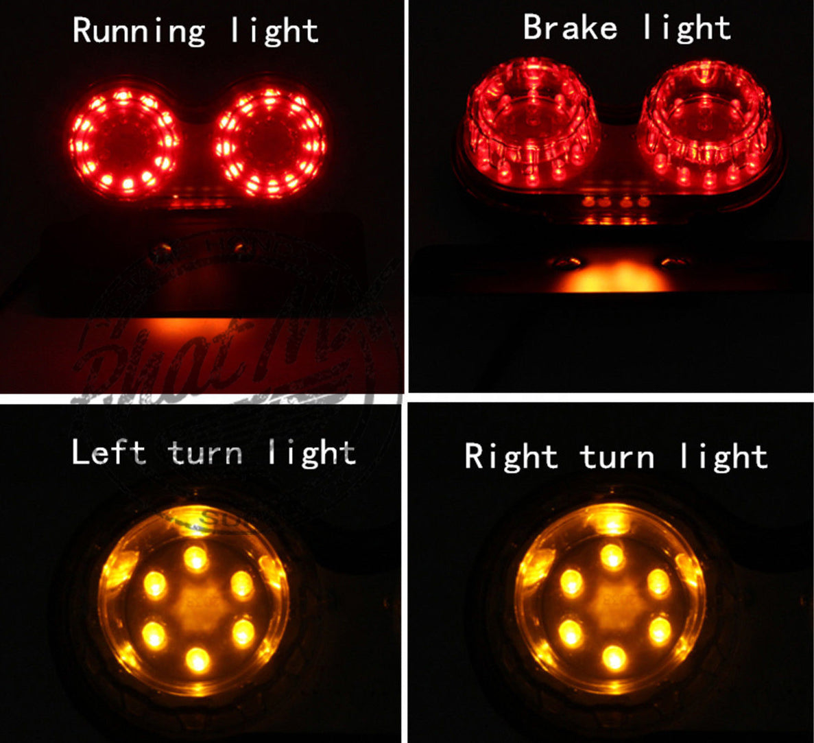 Dual L.E.D. Tail Light 12V