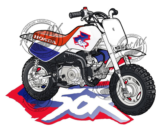 Honda Z50R Decals